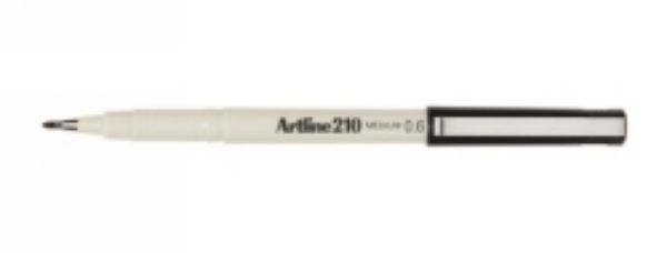 Picture of Marker Artline #210 0.6mm Black