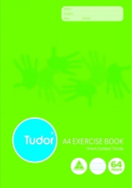 Picture of Exercise Book A4 64 Page 9mm Dotted Thirds
