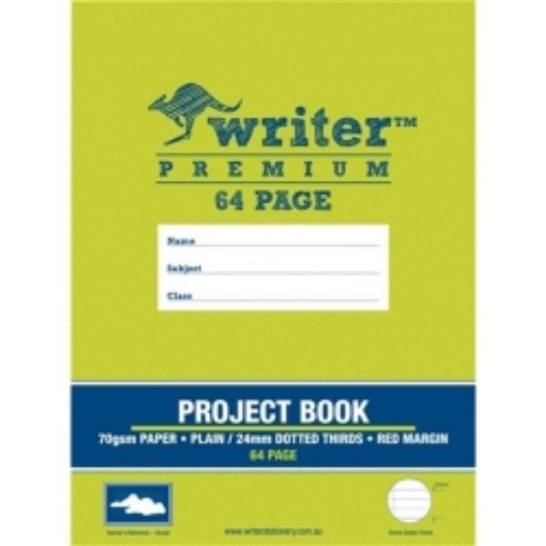 Picture of Project Book A4 64 Pages Plain/24mm Dotted 1/3s
